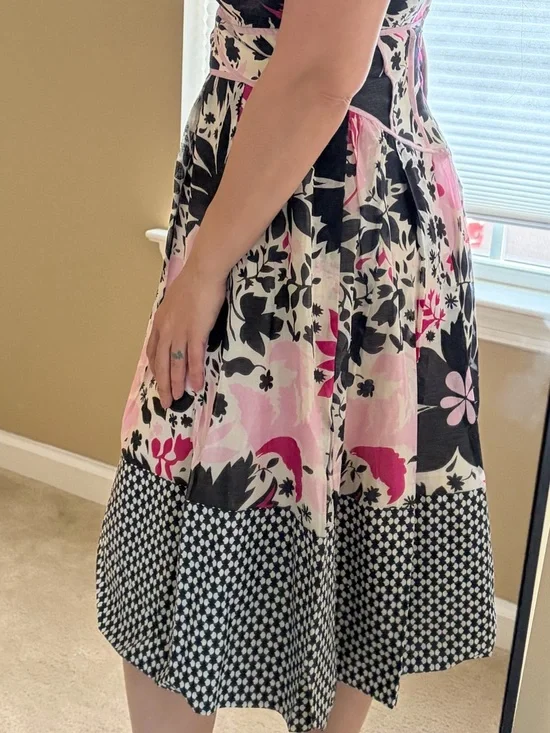 Sportmax MaxMara floral summer dress Italy Italian cotton silk wedding guest 6 - Picture 11 of 12